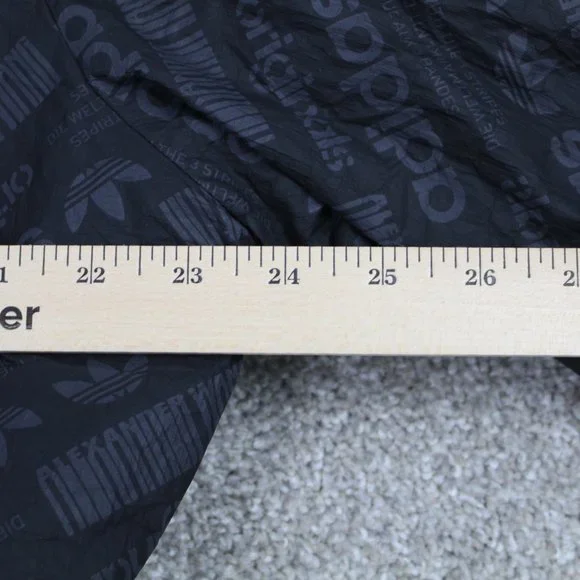 Adidas x Alexander Wang Jacket Men's M Black L/S Reversible "Packaging Paper" - Picture 6 of 13